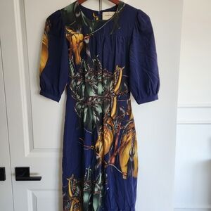 Samantha Sung Navy Dress